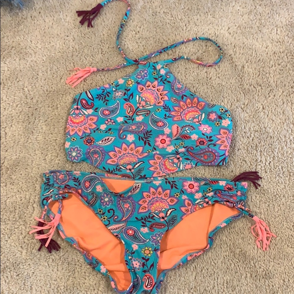 Bandana top girl’s size 16 swimsuit
